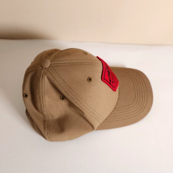 Banner & Oak Sierra Cap Tan Adjustable Snapback Hat Patch Outdoors USA Mountain - Picture 11 of 16